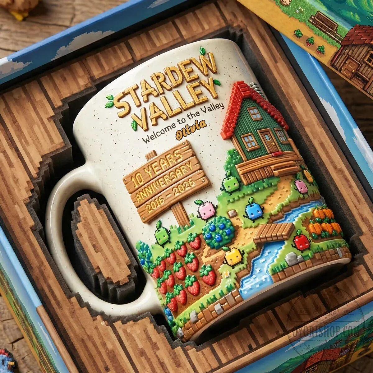 Stardew Valley 10th Anniversary Welcome to the Valley Coffee Mug 4 Stardew Valley 10th Anniversary Welcome to the Valley Coffee Mug