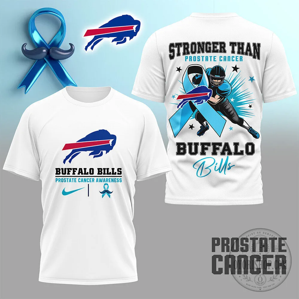 Buffalo Bills Prostate Cancer Awareness Month T-Shirt