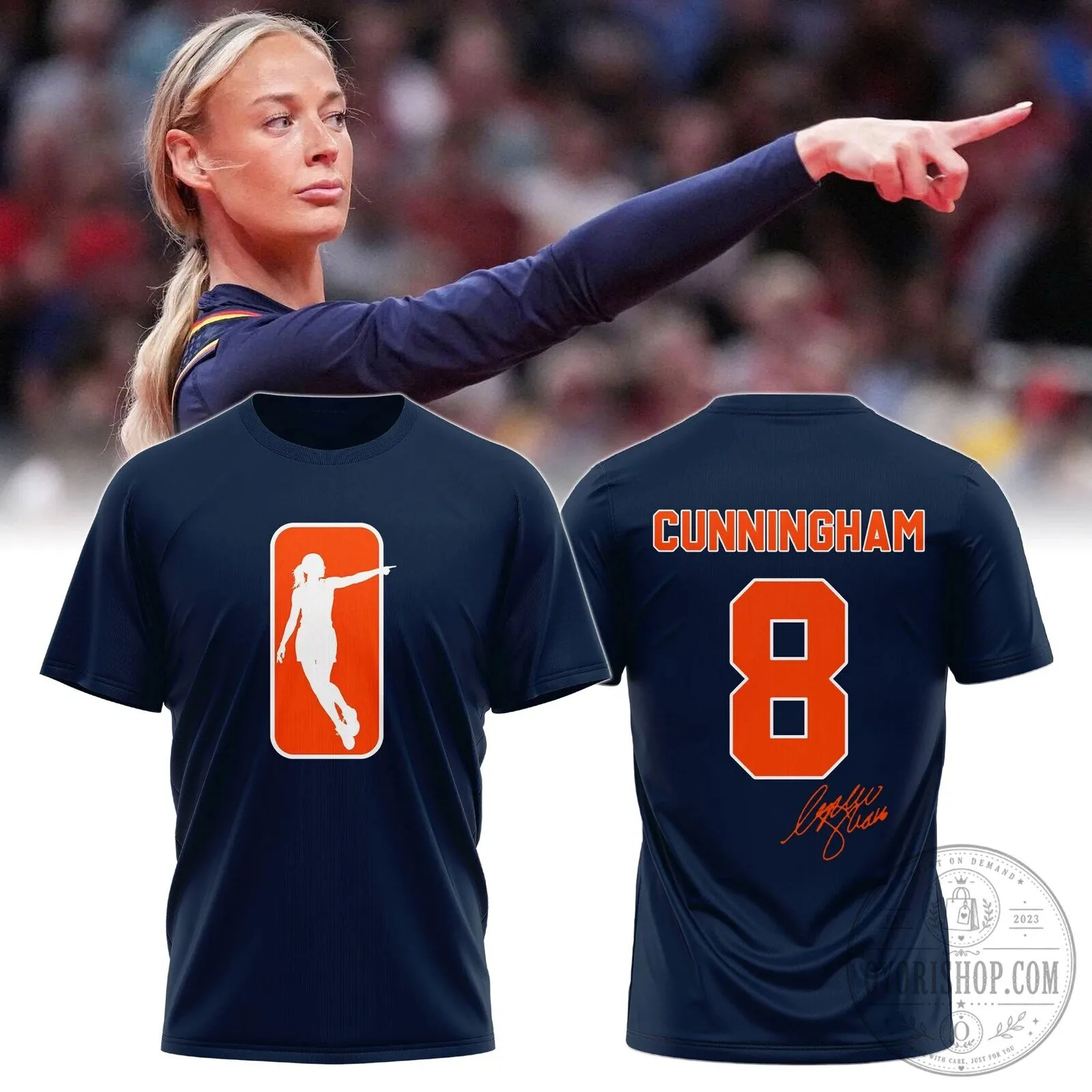 Sophie Cunningham The Point Is To Win Games Basketball T-Shirt