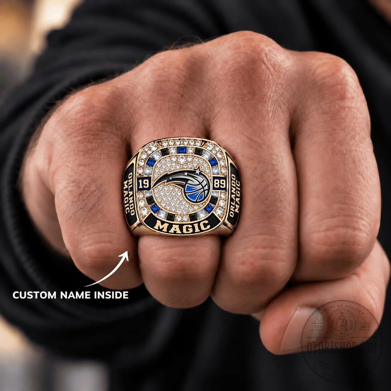 Orlando Magic NBA Championship Ring Custom Name Fan Gift