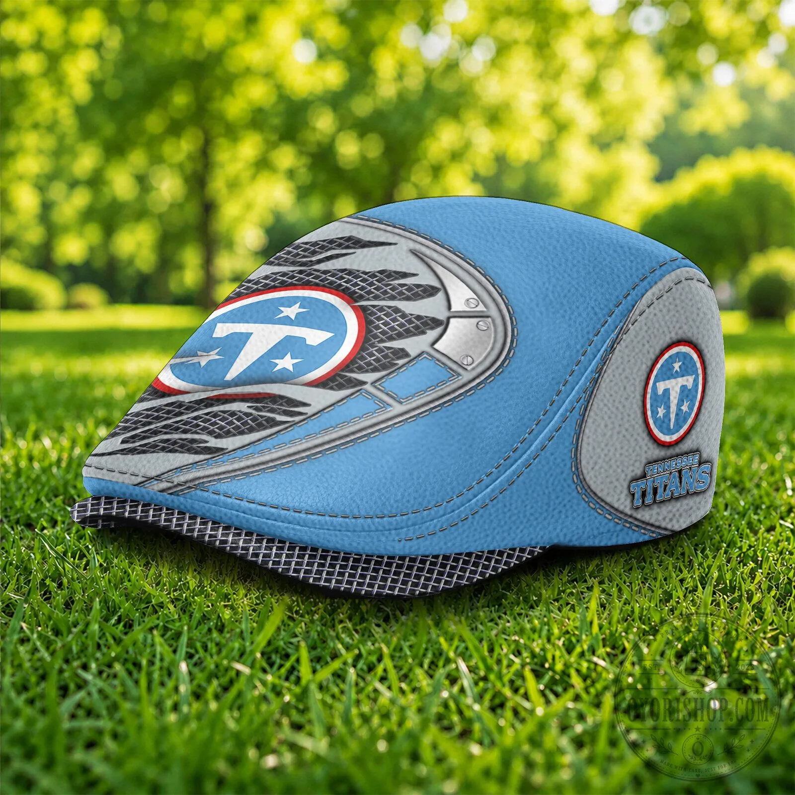 Tennessee Titans NFL Football Team Logo Flat Cap Hat