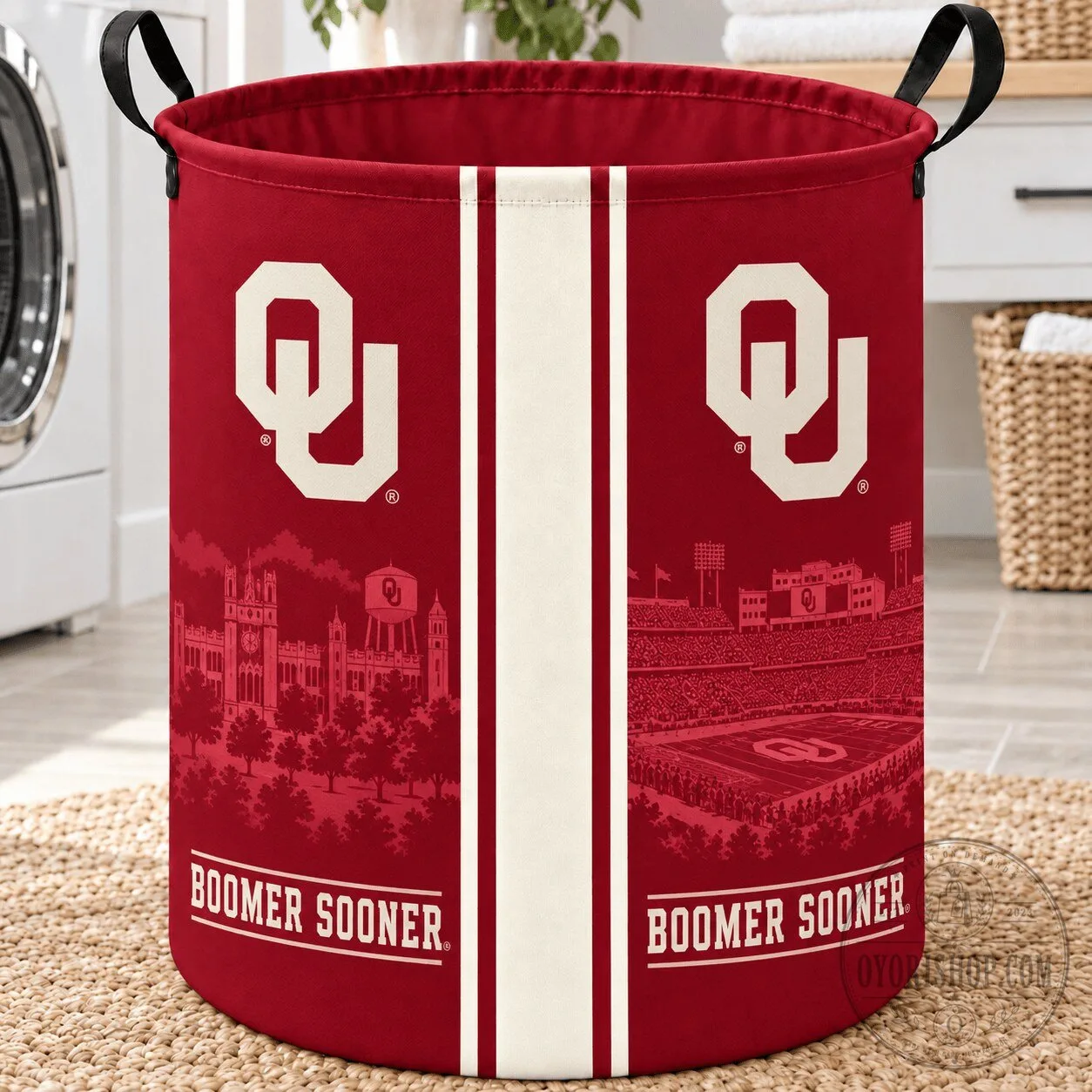 Oklahoma Sooners Football Fan Laundry Basket