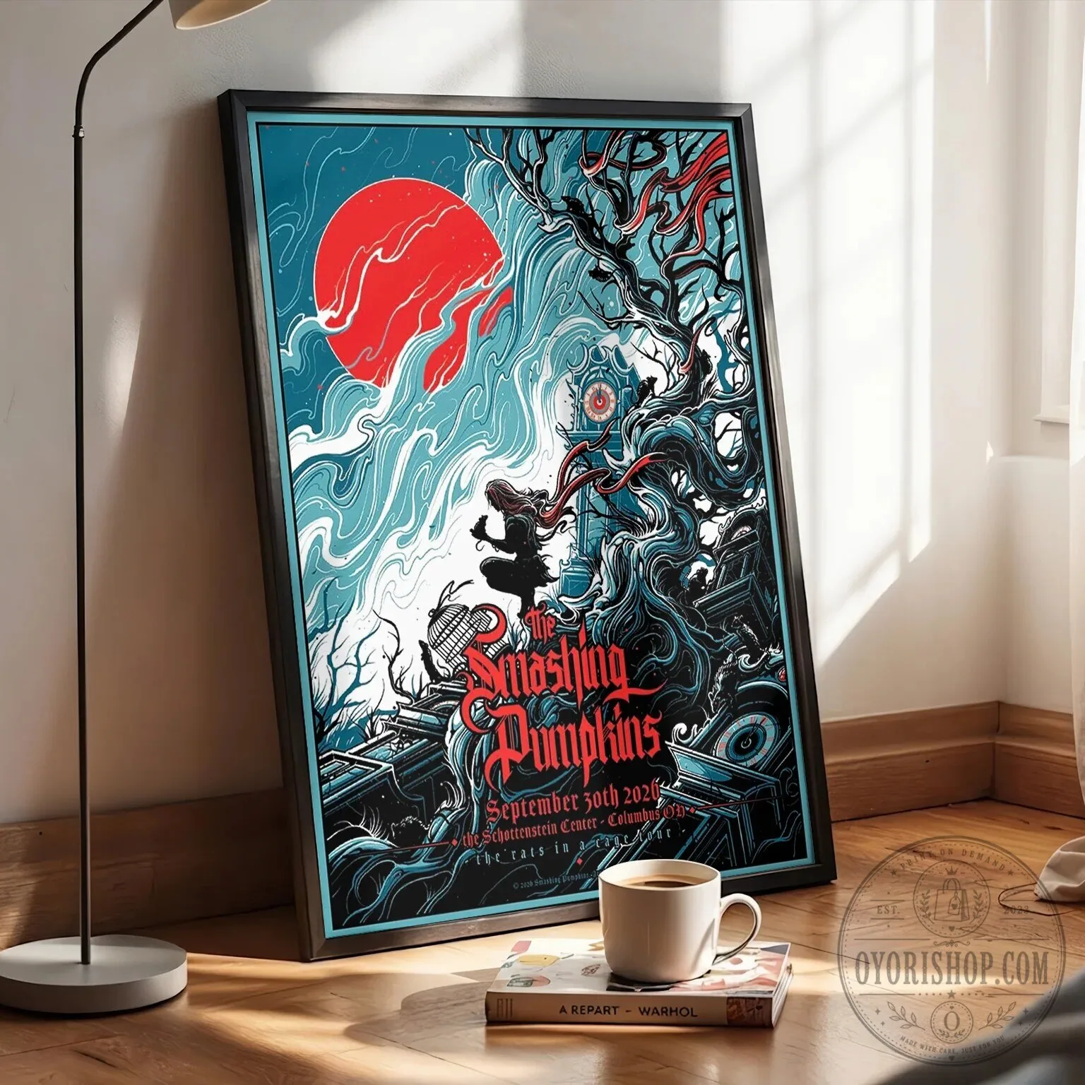 The Smashing Pumpkins Columbus Ohio 2020 Concert Gig Poster Wall Art 2 The Smashing Pumpkins Columbus Ohio 2020 Concert Gig Poster Wall Art