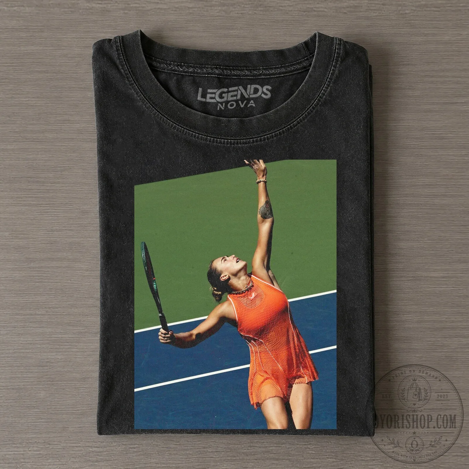 Aryna Sabalenka Tennis Player Graphic Print T-Shirt