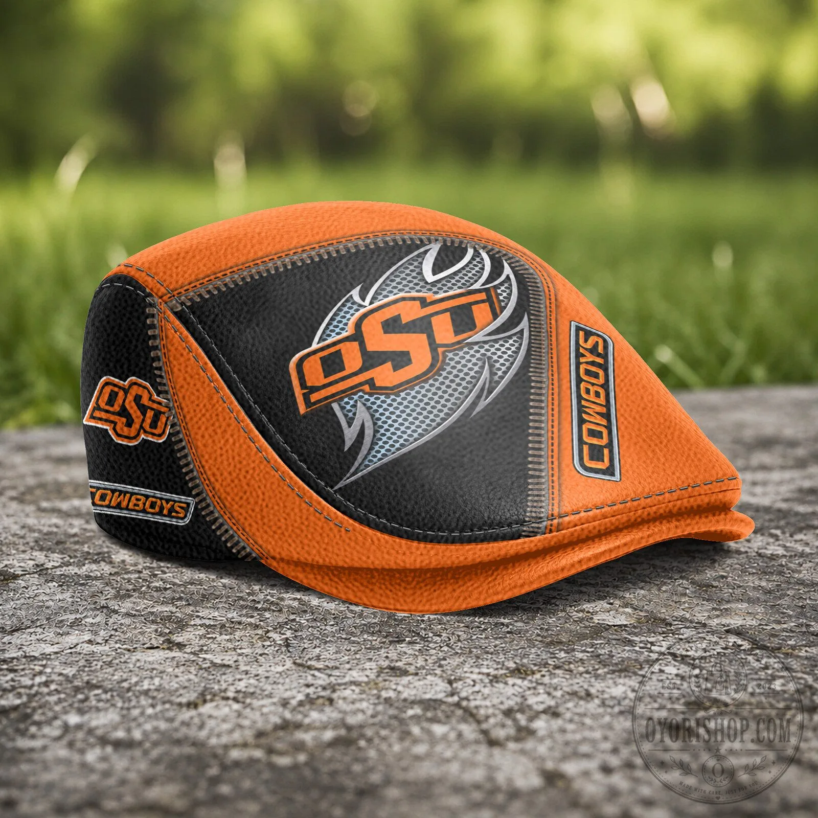 Flat Cap Jeff Cap for NCAA Oklahoma State Cowboys