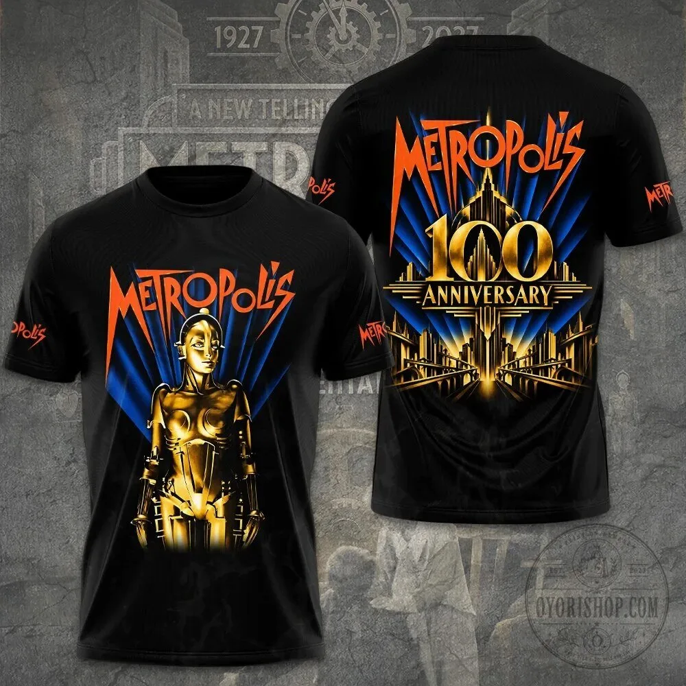 Metropolis 100th Anniversary Maria Robot Black T-Shirt 1 Metropolis 100th Anniversary Maria Robot Black T-Shirt