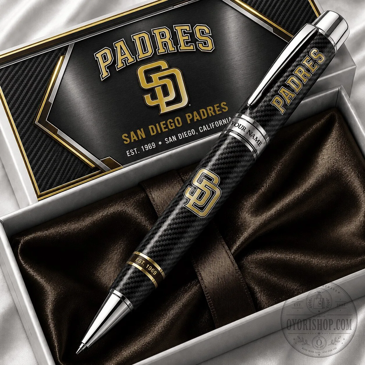 San Diego Padres Baseball Team Personalized Ballpoint Pen