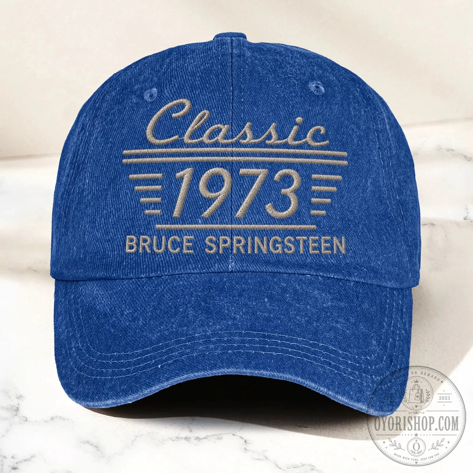 Bruce Springsteen Classic 1973 Est. Heartland Rock Band Music Merch Cap Hat