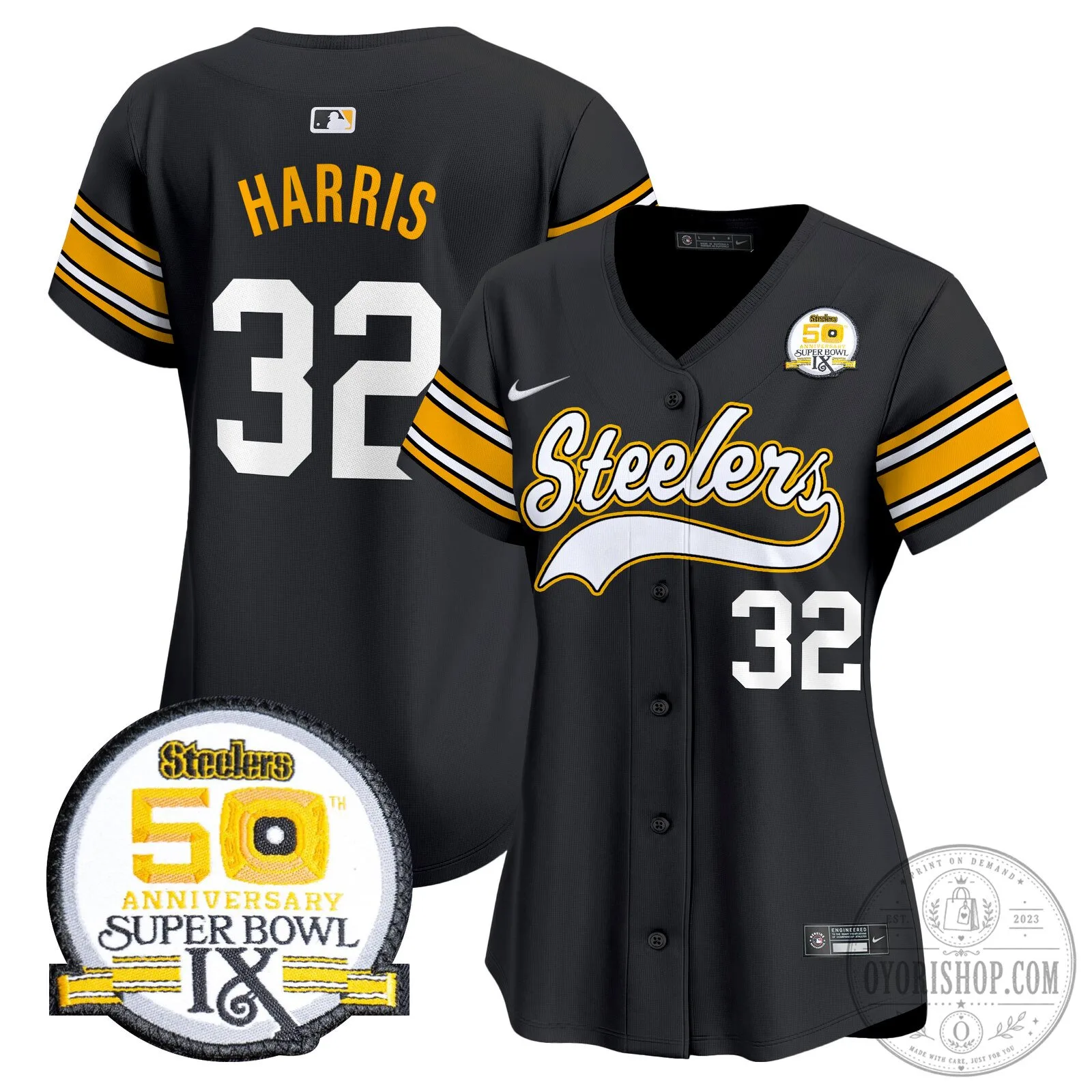 Pittsburgh Steelers Justin Fields Number 2 Black Baseball Jersey 70 Pittsburgh Steelers Justin Fields Number 2 Black Baseball Jersey