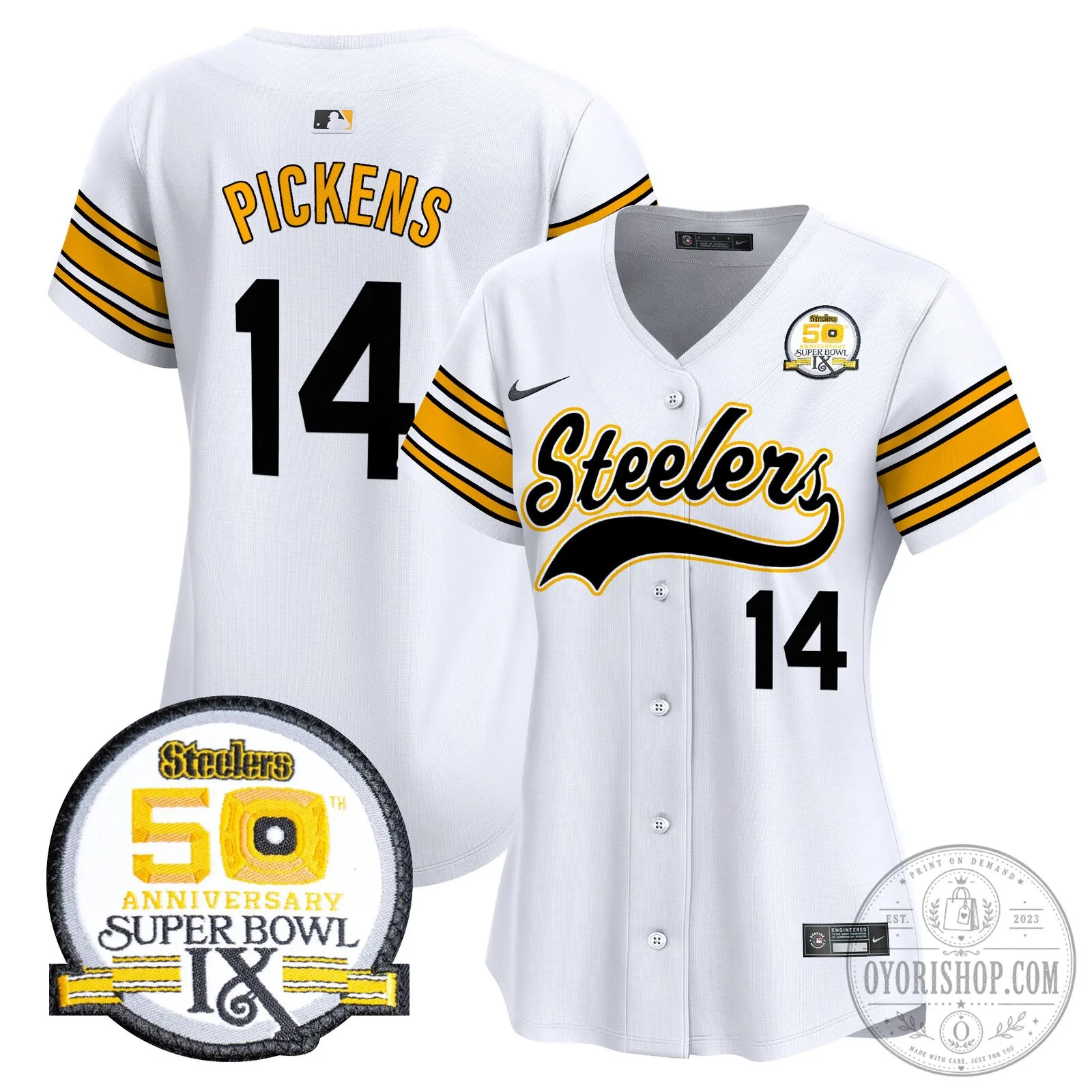 Pittsburgh Steelers Justin Fields Number 2 Black Baseball Jersey 76 Pittsburgh Steelers Justin Fields Number 2 Black Baseball Jersey