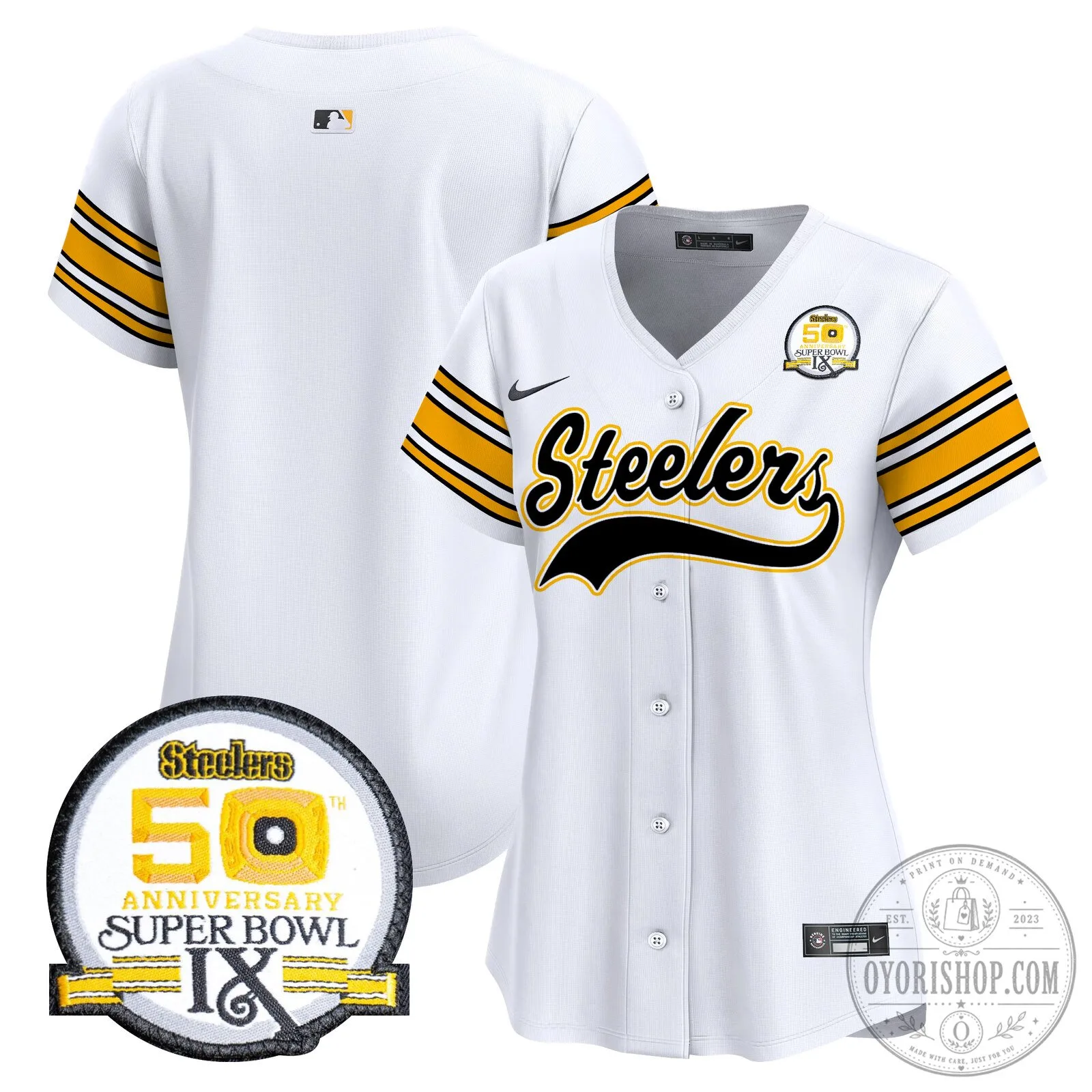 Pittsburgh Steelers Justin Fields Number 2 Black Baseball Jersey 83 Pittsburgh Steelers Justin Fields Number 2 Black Baseball Jersey