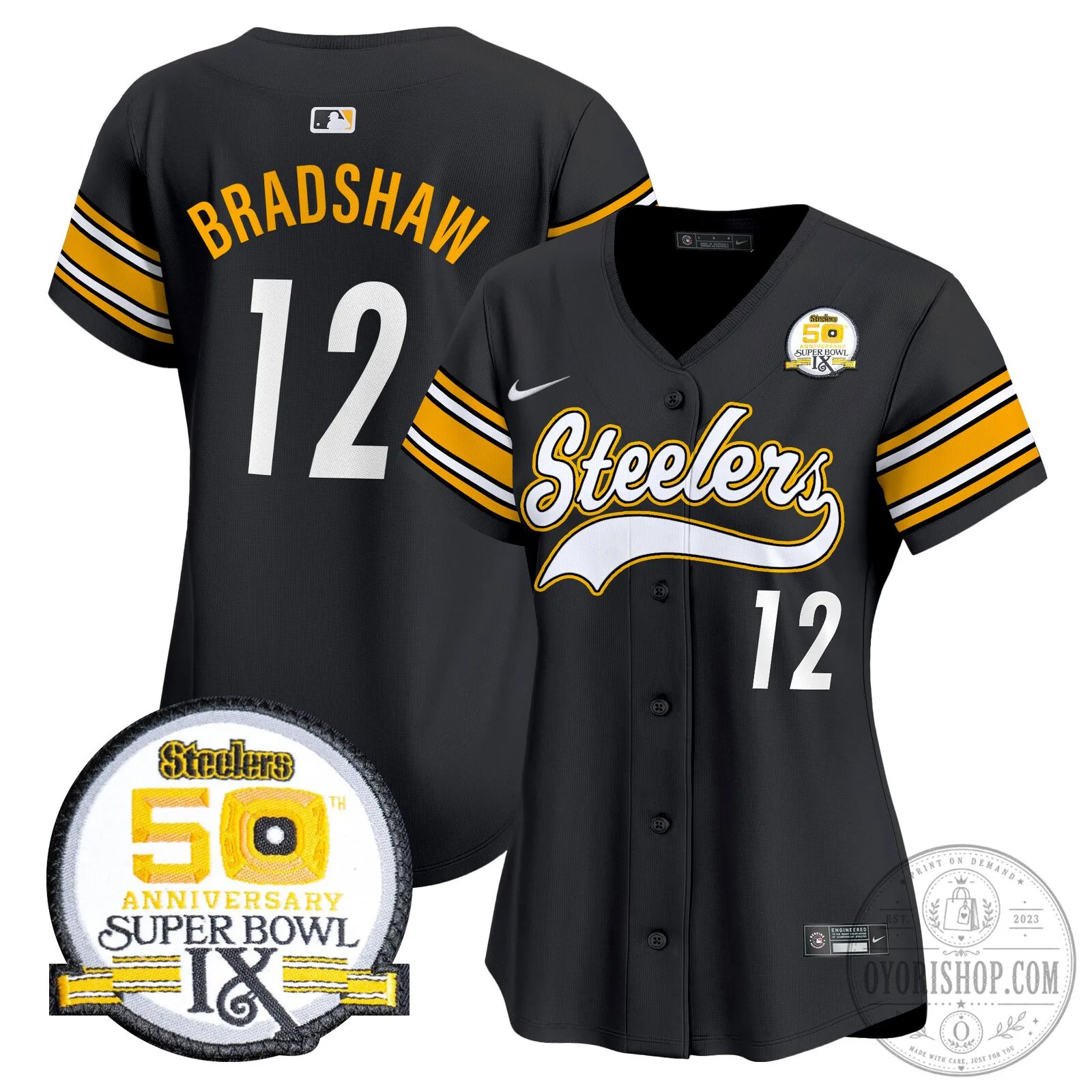 Pittsburgh Steelers Justin Fields Number 2 Black Baseball Jersey 89 Pittsburgh Steelers Justin Fields Number 2 Black Baseball Jersey