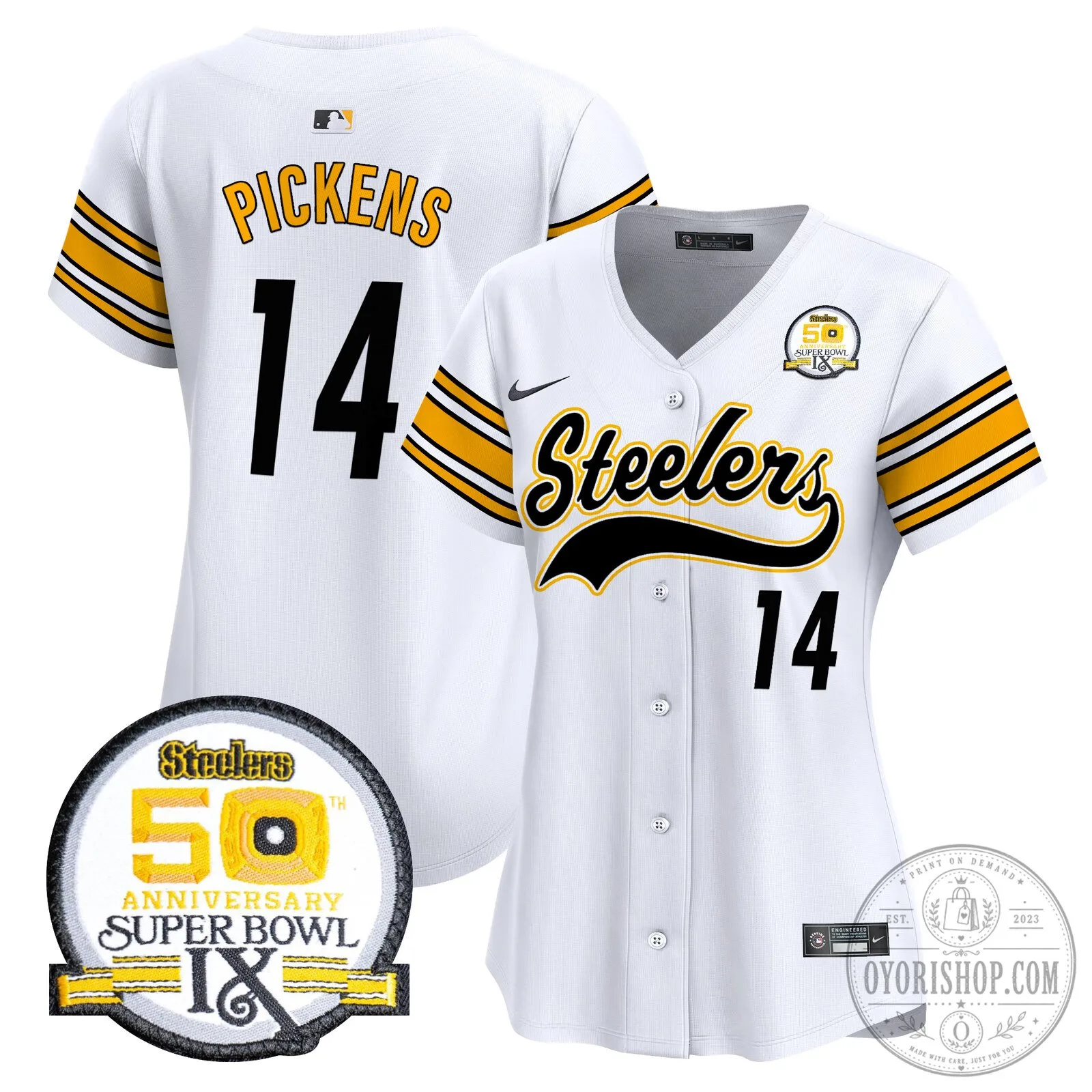 Pittsburgh Steelers Justin Fields Number 2 Black Baseball Jersey 96 Pittsburgh Steelers Justin Fields Number 2 Black Baseball Jersey
