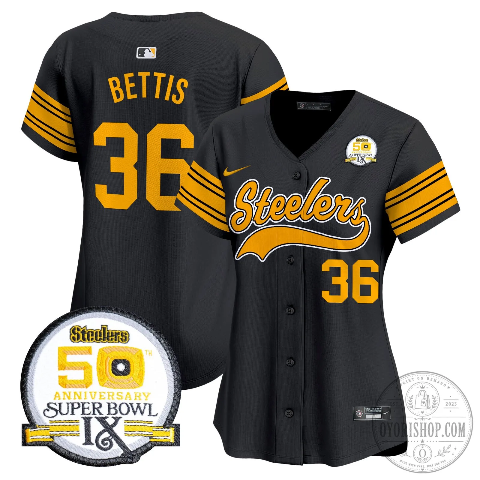 Pittsburgh Steelers Justin Fields Number 2 Black Baseball Jersey 121 Pittsburgh Steelers Justin Fields Number 2 Black Baseball Jersey