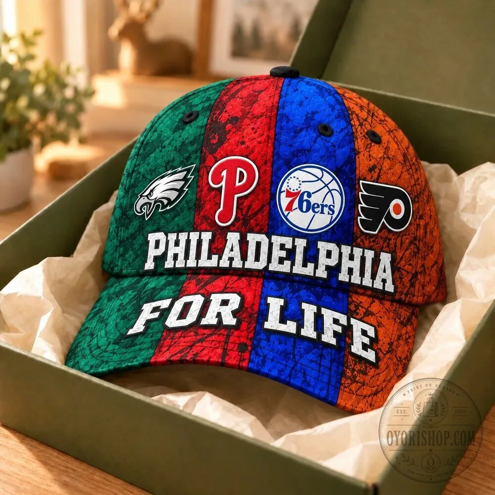 Philadelphia Sports For Life Split Color Baseball Cap 15 Philadelphia Sports For Life Split Color Baseball Cap