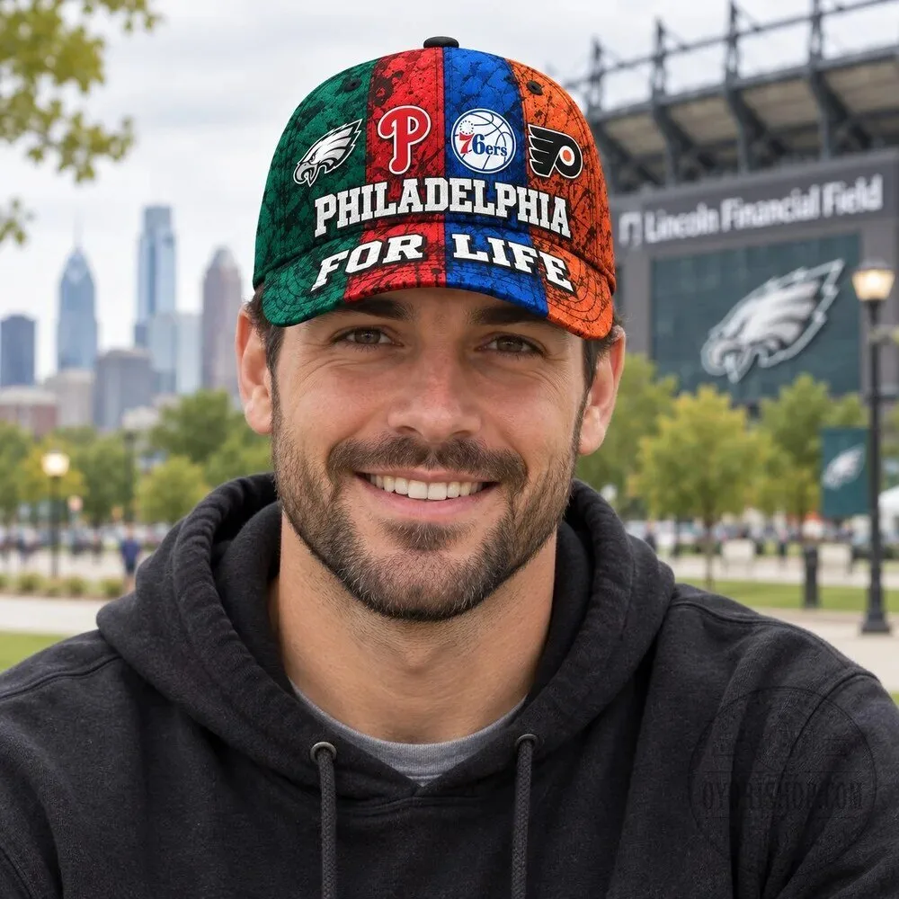 Philadelphia Sports For Life Split Color Baseball Cap 16 Philadelphia Sports For Life Split Color Baseball Cap