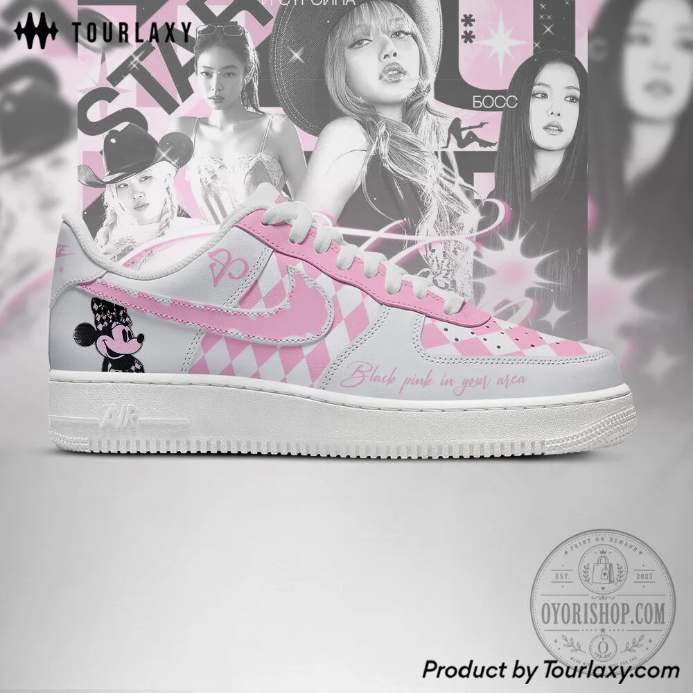 Blackpink World Tour 2026 Disney Mickey Mouse Pink Diamond Pattern Shoes 9 Blackpink World Tour 2026 Disney Mickey Mouse Pink Diamond Pattern Shoes