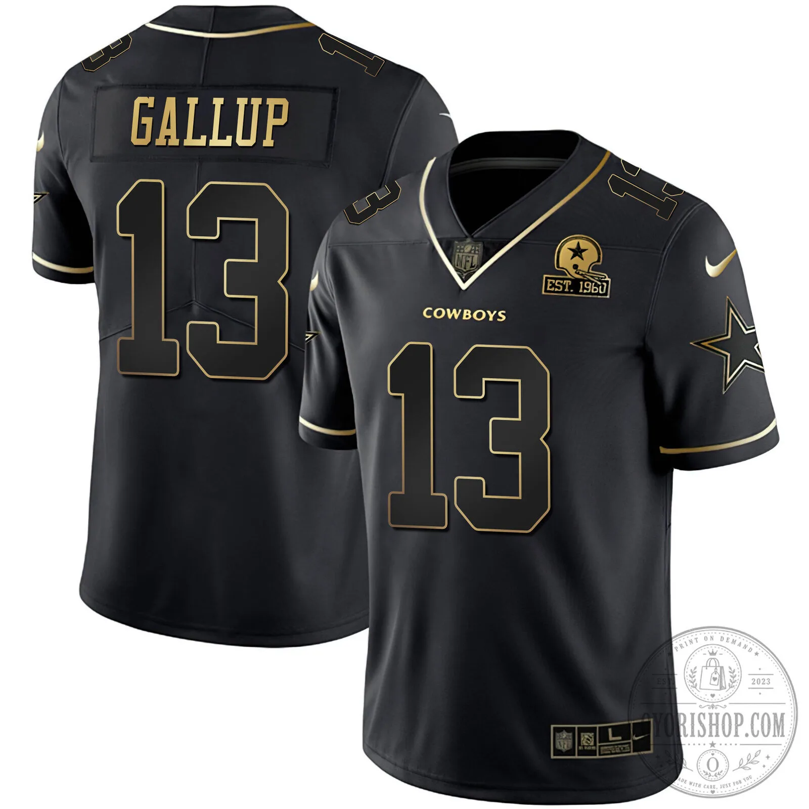 White Gold Vapor Limited Football Jersey of Micah Parsons for Dallas Cowboys 34 White Gold Vapor Limited Football Jersey of Micah Parsons for Dallas Cowboys
