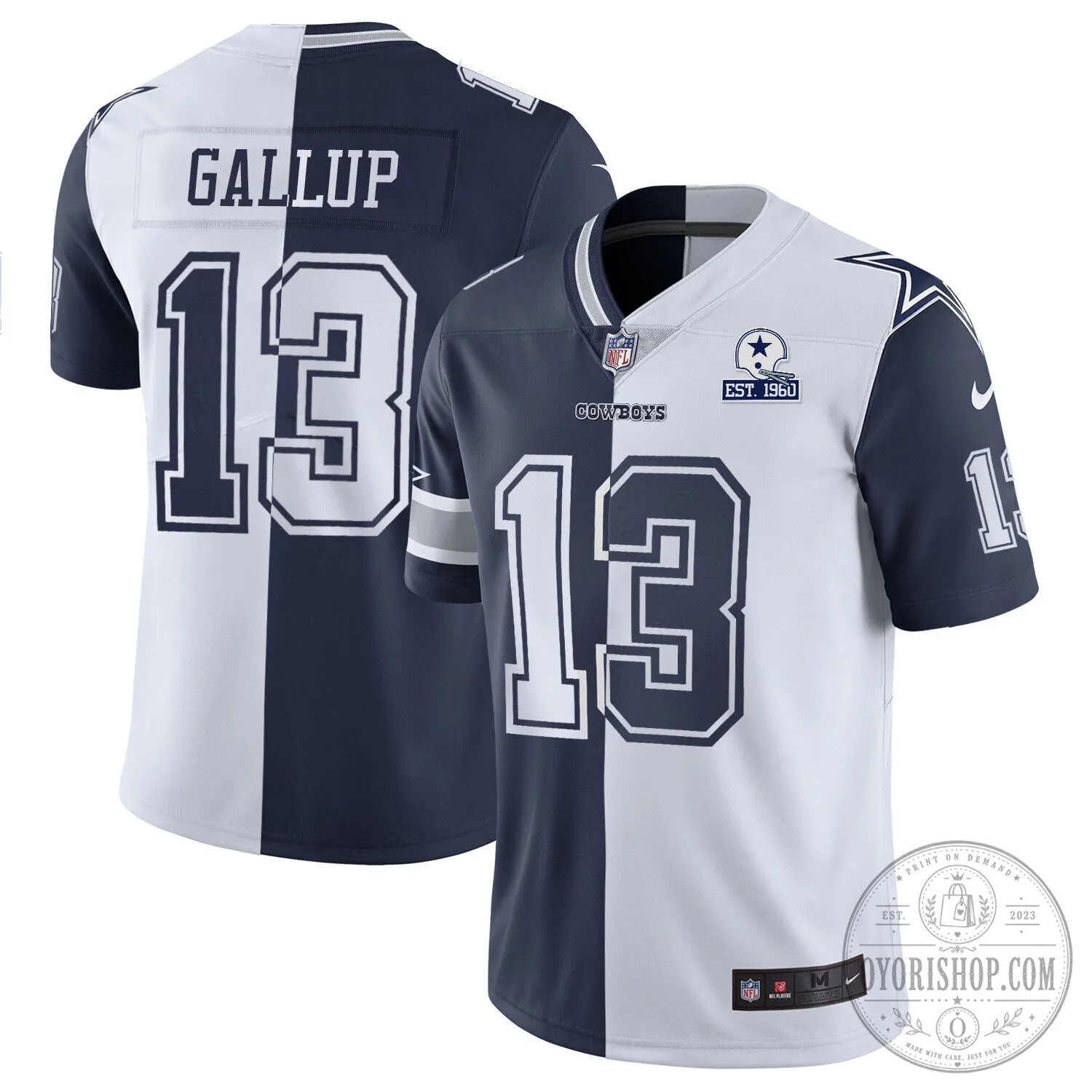 White Gold Vapor Limited Football Jersey of Micah Parsons for Dallas Cowboys 41 White Gold Vapor Limited Football Jersey of Micah Parsons for Dallas Cowboys