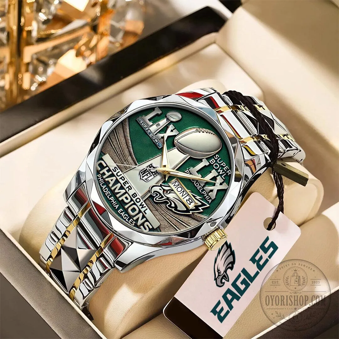 Philadelphia Eagles Super Bowl Champions Luxury Quartz Watch
