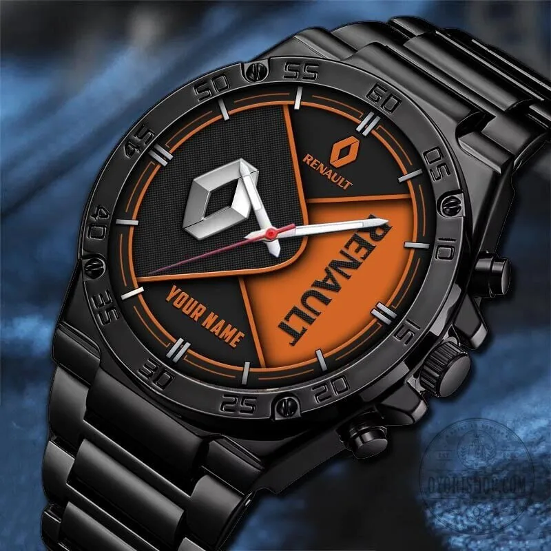 Renault Custom Name Black and Blue Sports Watch 13 Renault Custom Name Black and Blue Sports Watch
