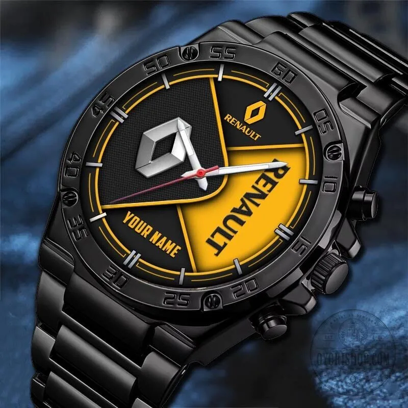 Renault Custom Name Black and Blue Sports Watch 15 Renault Custom Name Black and Blue Sports Watch