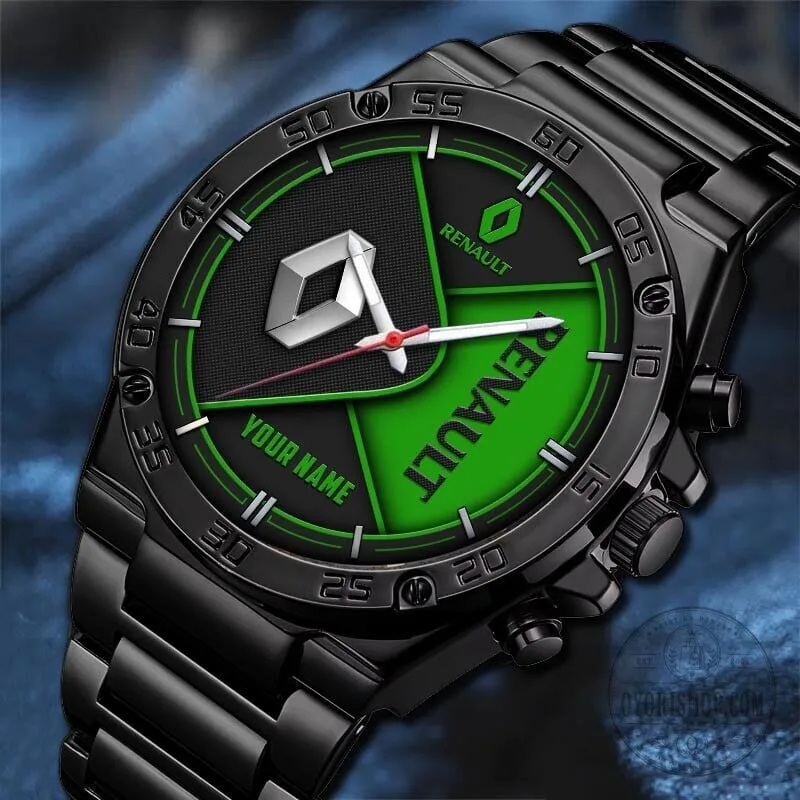 Renault Custom Name Black and Blue Sports Watch 16 Renault Custom Name Black and Blue Sports Watch