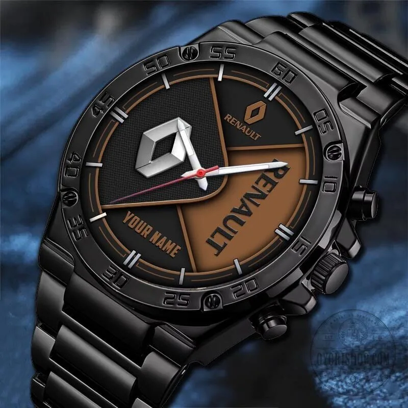Renault Custom Name Black and Blue Sports Watch 18 Renault Custom Name Black and Blue Sports Watch