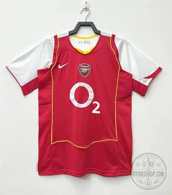 Arsenal FC 2004-2005 Home Retro Football Jersey 5 Arsenal FC 2004-2005 Home Retro Football Jersey