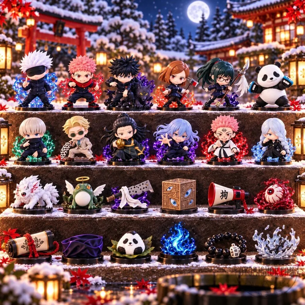 Jujutsu Kaisen Anime Character Collection Blind Box Figurine Set Jujutsu Kaisen Anime Character Collection Blind Box Figurine Set