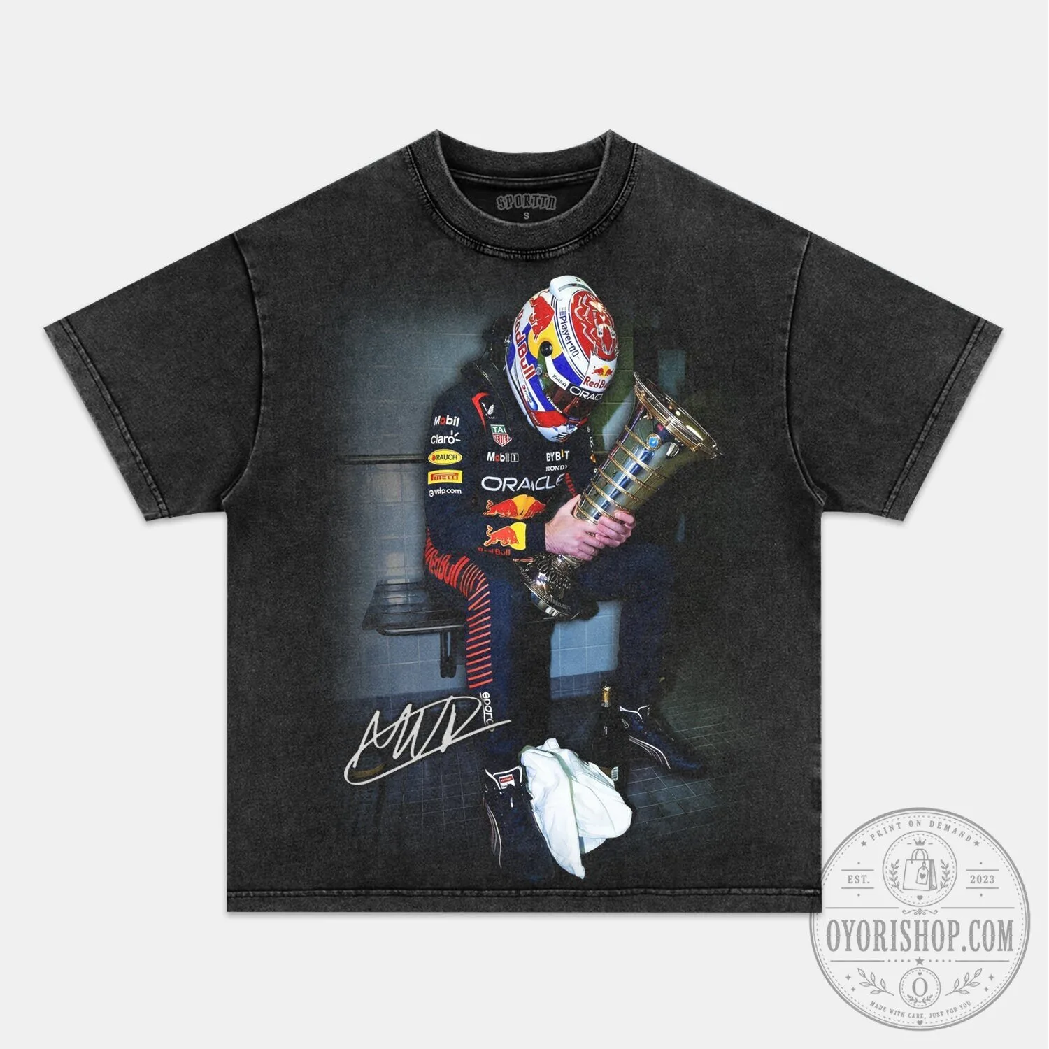 Max Verstappen Champion Graphic Tee - Formula 1 Racing Merchandise