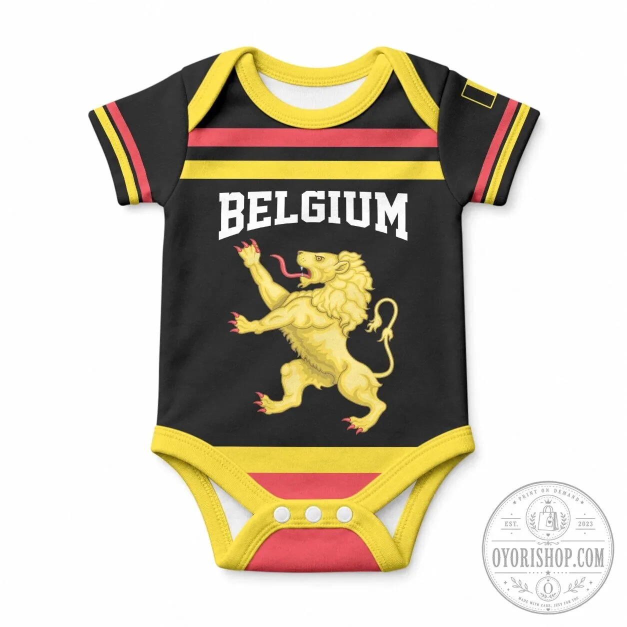 Belgium National Football Team Baby Bodysuit Infant Romper