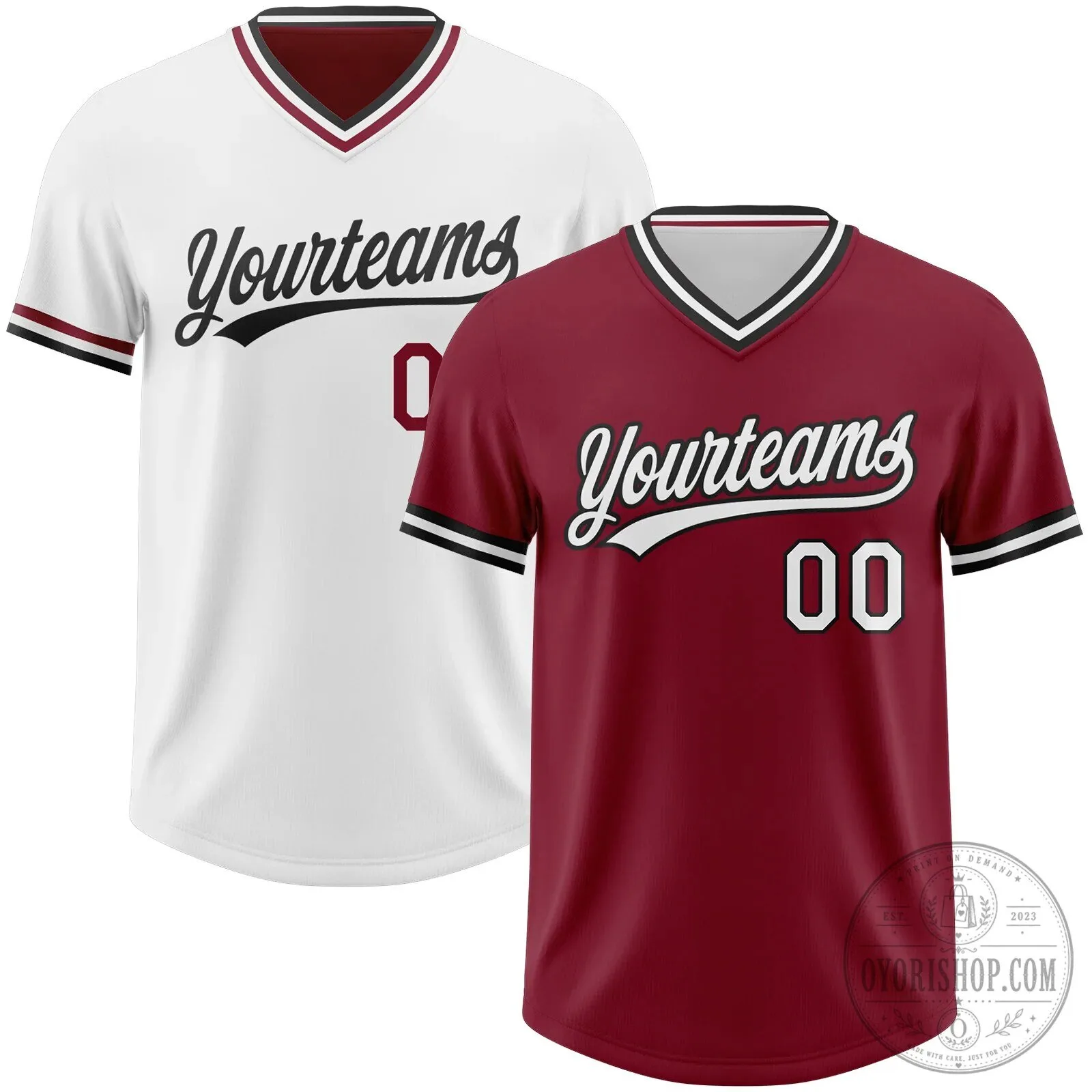 Custom Reversible Baseball Team Jersey