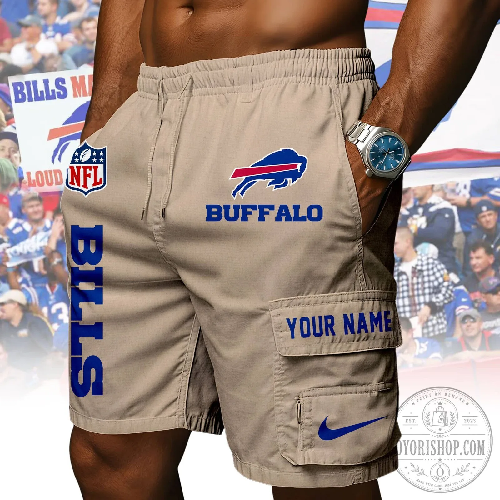 Buffalo Bills NFL Football Team Logo Royal Blue Athletic Shorts 13 Buffalo Bills NFL Football Team Logo Royal Blue Athletic Shorts