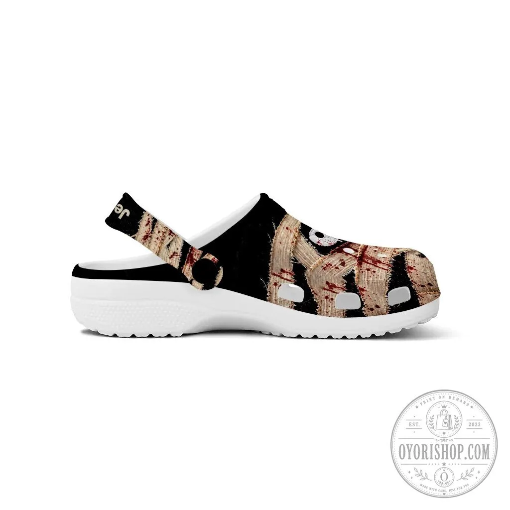 Jeep Mummy Halloween Horror Bloody Bandages Clogs Shoes 17 Jeep Mummy Halloween Horror Bloody Bandages Clogs Shoes