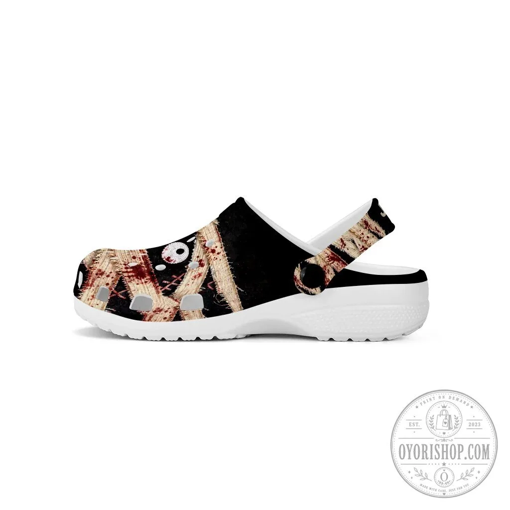 Jeep Mummy Halloween Horror Bloody Bandages Clogs Shoes 18 Jeep Mummy Halloween Horror Bloody Bandages Clogs Shoes