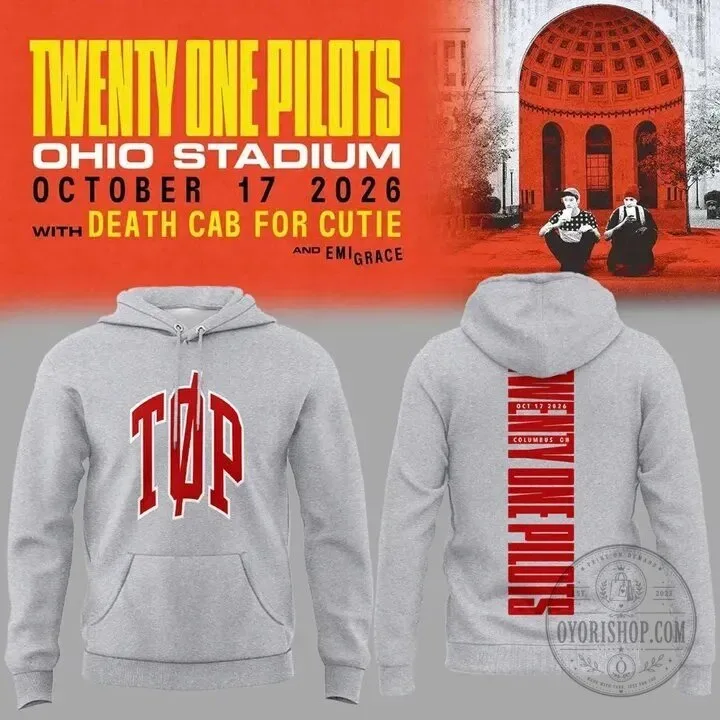 Twenty One Pilots Ohio Stadium Tour October 2026 Hoodie