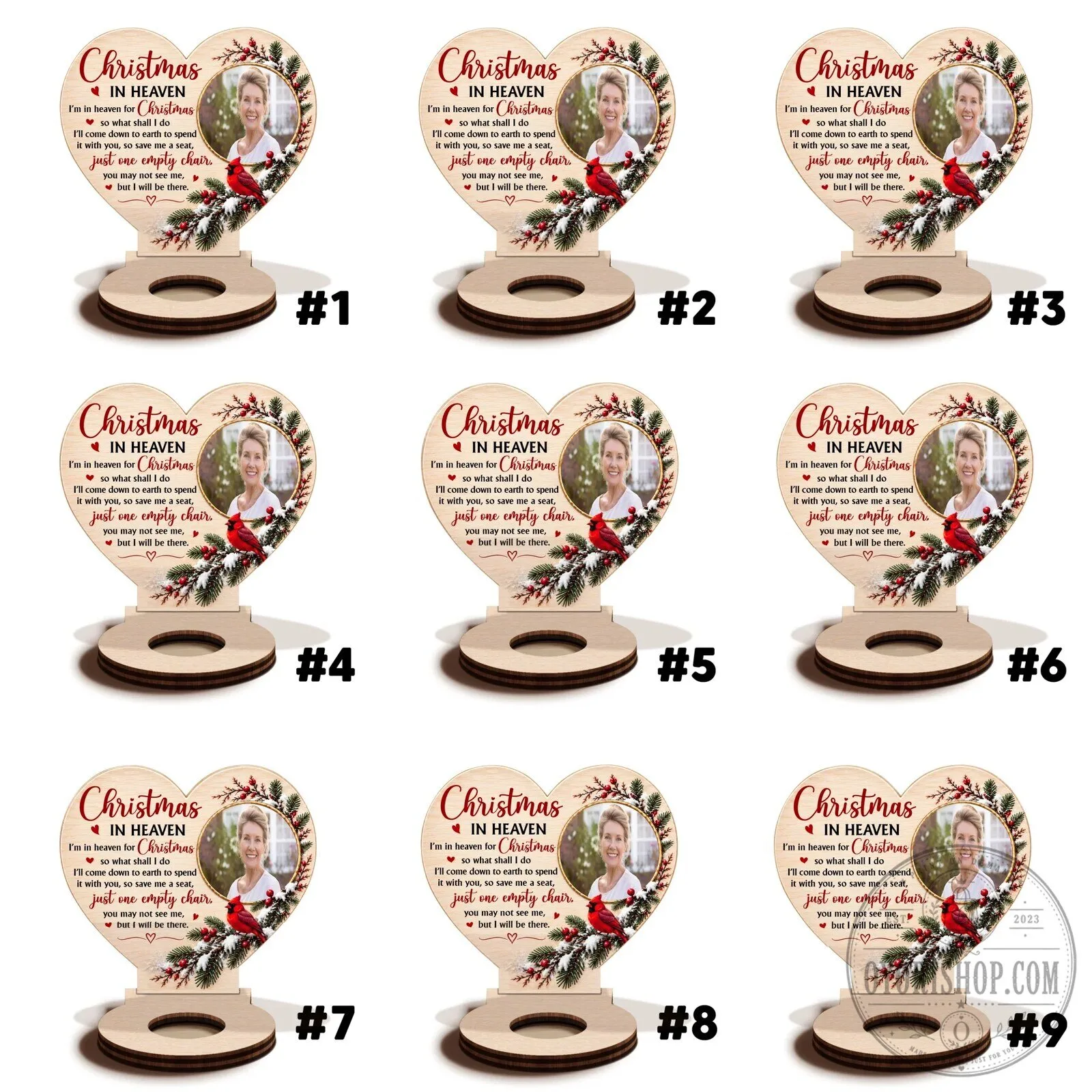 Personalized Christmas In Heaven Memorial Wooden Candle Holder 50 Personalized Christmas In Heaven Memorial Wooden Candle Holder