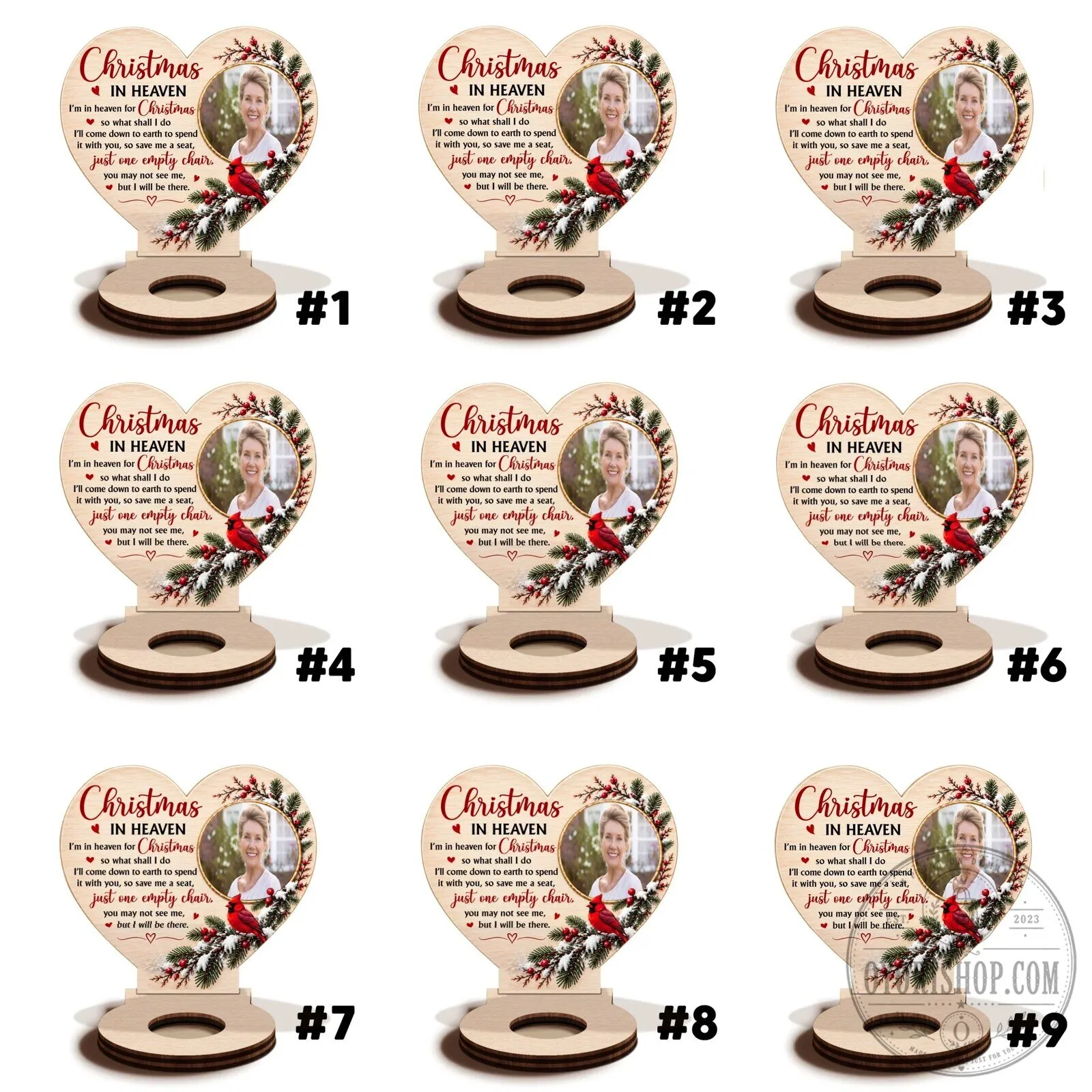 Personalized Christmas In Heaven Memorial Wooden Candle Holder 51 Personalized Christmas In Heaven Memorial Wooden Candle Holder