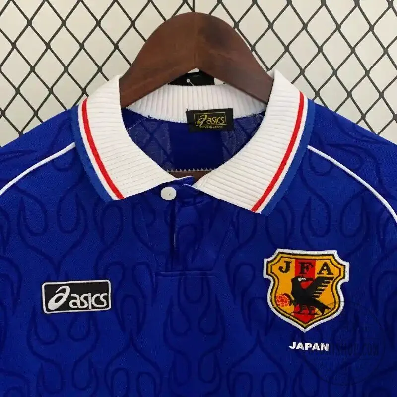 Retro 1998 Japan National Football Team Home Long Sleeve Soccer Jersey 13 Retro 1998 Japan National Football Team Home Long Sleeve Soccer Jersey